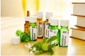 Homeopathic Remedies in bottles